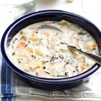 Wild Rice Soup Recipe: How to Make It - Taste of Home image