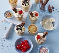 Ice cream cone cakes recipe | BBC Good Food image
