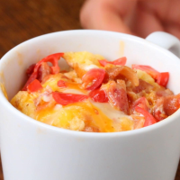 Bacon And Cheese In A Mug Recipe by Tasty image