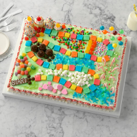 CANDY LAND CANDYLAND THEME CAKE 1 LAYER RECIPES