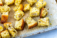 Homemade Herby Croutons - Easy Recipes for Home Cooks image