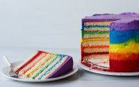 Rainbow Cake Recipe - NYT Cooking image