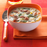 Hot Dog Chowder Recipe: How to Make It - Taste of Home image