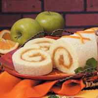 Orange Sponge Cake Roll Recipe: How to Make It image