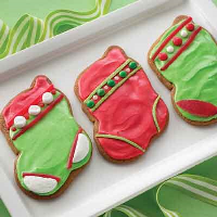 Gingerbread Christmas Stockings Recipe | Land O’Lakes image