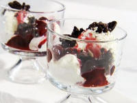 Cherries Jubilee Ice Cream Parfaits Recipe | Sandra Lee ... image