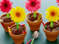 Ice Cream Flower Pot Desserts Recipe | Ree Drummond | Food ... image