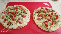 Veggie Pizza Snacks | Just A Pinch Recipes image