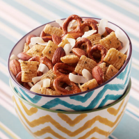 Snack Mix With Roasted Almonds & Coconut Recipe | Land O’Lakes image