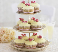 Romantic rose cupcakes recipe | BBC Good Food image