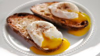 Poached Eggs Recipe | Martha Stewart image