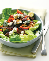 Roasted Vegetable Salad with Goat Cheese Recipe | Martha ... image