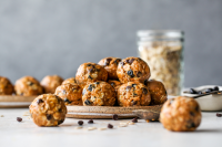 Peanut Butter Blueberry Energy Balls Recipe | EatingWell image