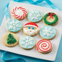 Christmas Circle Cookies Recipe | Land O’Lakes image