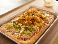 Fried Chicken Pizza Recipe | Ree Drummond | Food Network image