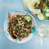 Thai Catfish Salad (Laap Pla Duk) Recipe - Food & Wine image