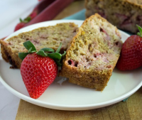 Healthy Strawberry Rhubarb Bread | Allrecipes image