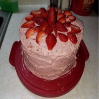 Triple-Layer Strawberry Cake | Allrecipes image