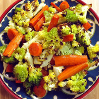 Roasted Carrots and Cauliflower with Thyme Recipe | Allrecipes image