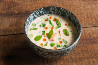 Chicken of the woods tom kha gai - Forager Chef image