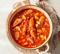 Sausage cassoulet recipe | BBC Good Food image