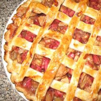 Fast Apple Rhubarb Pie Recipe | Allrecipes image