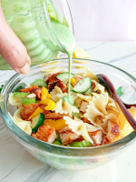 Creamy Spicy Pasta Salad with Chicken - Go Healthy ever after image