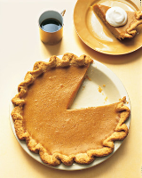 Traditional Pumpkin Pie with a Fluted Crust Recipe ... image