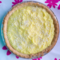 Crushed Pineapple Sour Cream Pie Recipe | Allrecipes image