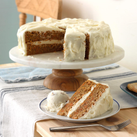 CARROT CAKE WITH SOUR CREAM FROSTING RECIPES
