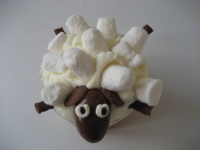 Sheep Cupcakes Recipe - Food.com image