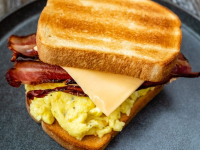 Best Bacon & Egg Breakfast Grilled Cheese Recipe image