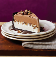 Chocolate-Peanut Ice Cream Cake | Better Homes & Gardens image