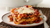 Skinny Slow-Cooker Spinach Lasagna Recipe - BettyCrocker.com image