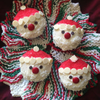 Christmas Santa Cupcakes Recipe | Allrecipes image