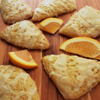 Orange Scones with Orange Glaze Recipe | Allrecipes image