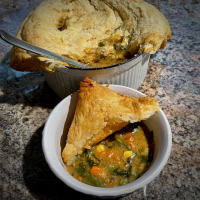 Vegetarian Pot Pie with Puff Pastry Crust | Allrecipes image