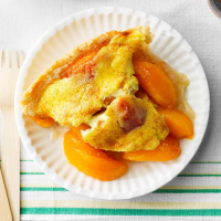 Sour Cream Peach Kuchen Recipe: How to Make It image