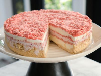 Strawberry Shortcake Ice Cream Cake Recipe | Valerie Bertinelli | Food Network image