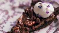 Chocolate Pecan Pie with Chocolate Crust Recipe | Martha ... image