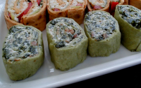 SPINACH PINWHEELS APPETIZERS RECIPES