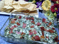 Hot Spinach Dip With Bacon Recipe - Southern.Food.com image