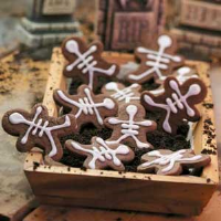 Chocolate Skeleton Cookies Recipe: How to Make It image