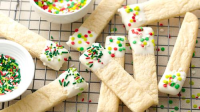 Easy Dipped Sugar Cookie Sticks Recipe - Pillsbury.com image