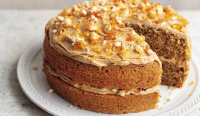 Mary Berry Coffee Hazelnut Praline Cake Recipe | BBC2 ... image