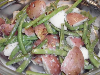 Sauteed Red Potatoes with onion and green beans | Just A ... image