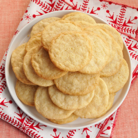 Vanilla Wafer Cookies Recipe: How to Make It - Taste of Home: Find Recipes, Appetizers, Desserts, Holiday Recipes & Healthy Cooking Tips image