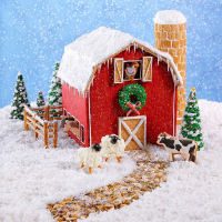 Gingerbread Barn Recipe: How to Make It - Taste of Home image