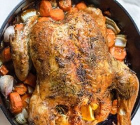 Herb Butter Whole Roasted Chicken | Foodtalk image