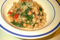 Pasta with Beans and Spinach Parmesan Recipe - Food.com image